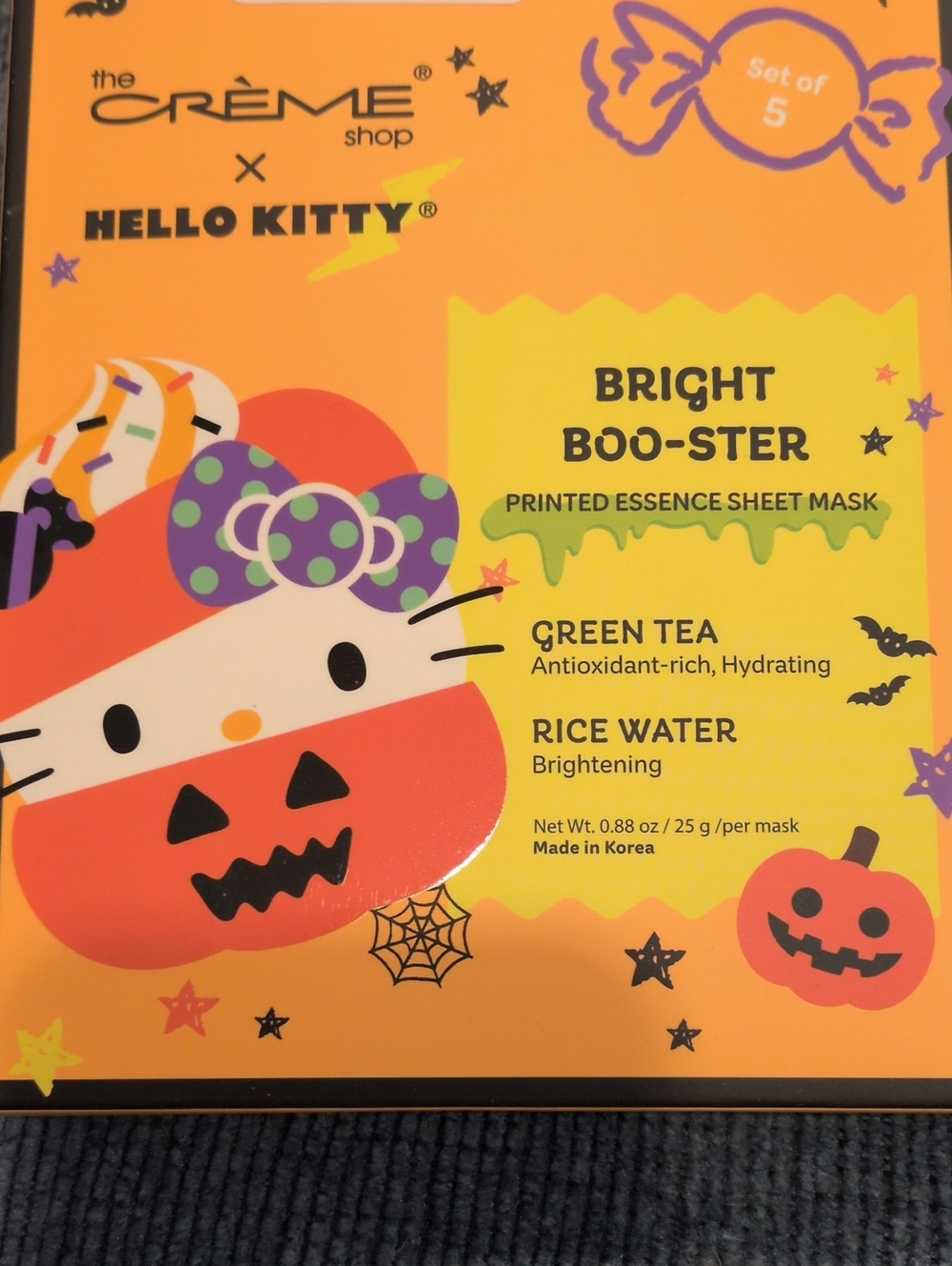 The Creme Shop Hello Kitty Bright Boo-ster Halloween Sheet Masks